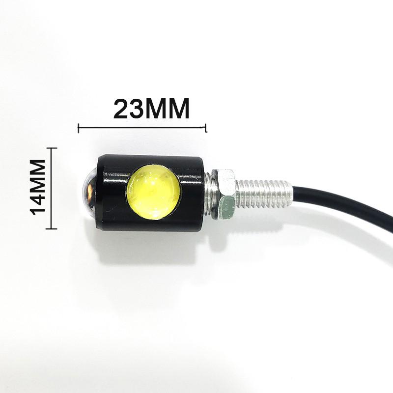 Creative Motorcycle Signal Lamp License Plate Light Led Bulb Eye Shape Turn Indicator Super Bright Easy Installation