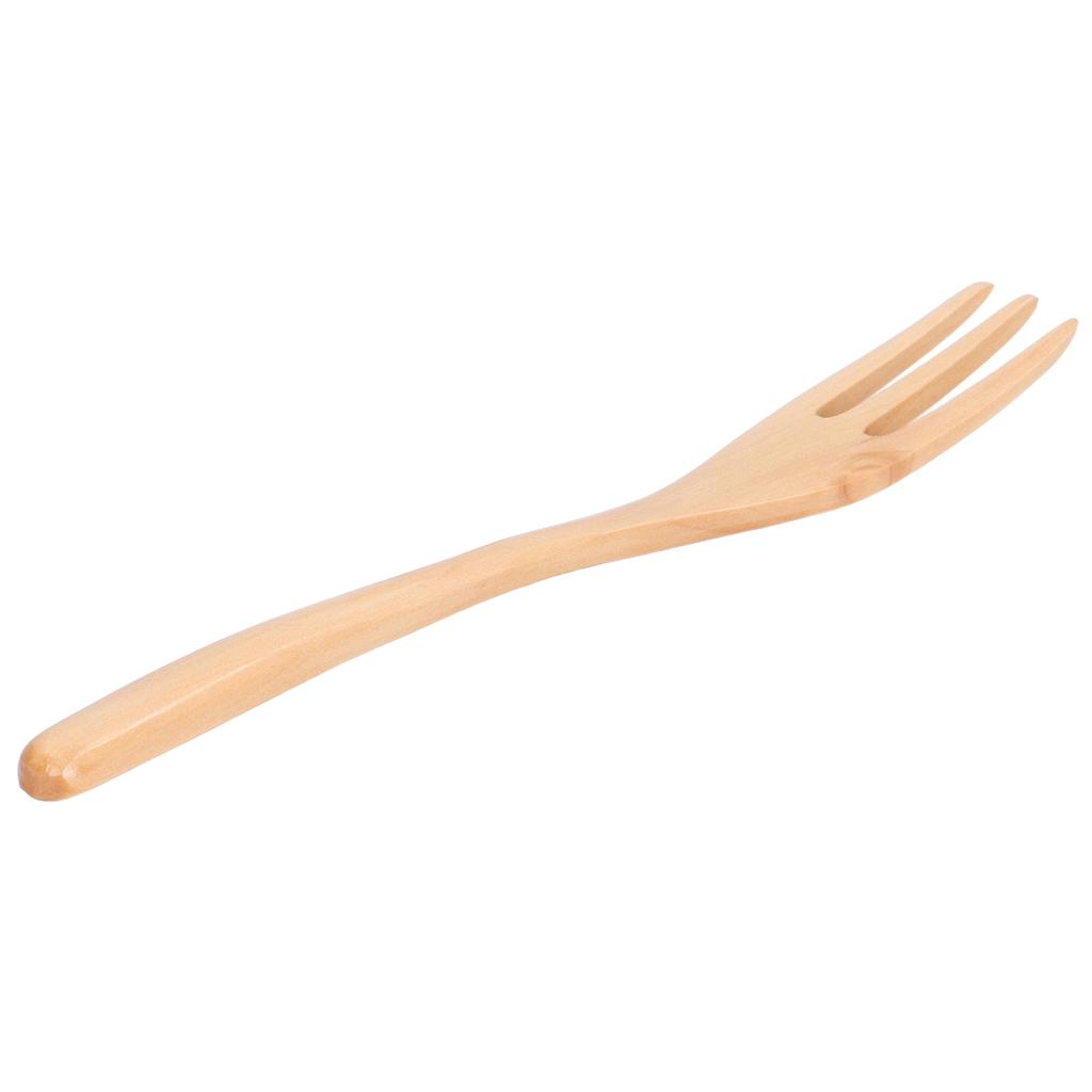Fruit Salad Fork Harmless Wooden Fork Lunch Dessert Fork Kitchen Cutlery for Office Outdoor