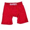 Mens Pure Red Printed Casual Comfortable Underwear For Daily Wear