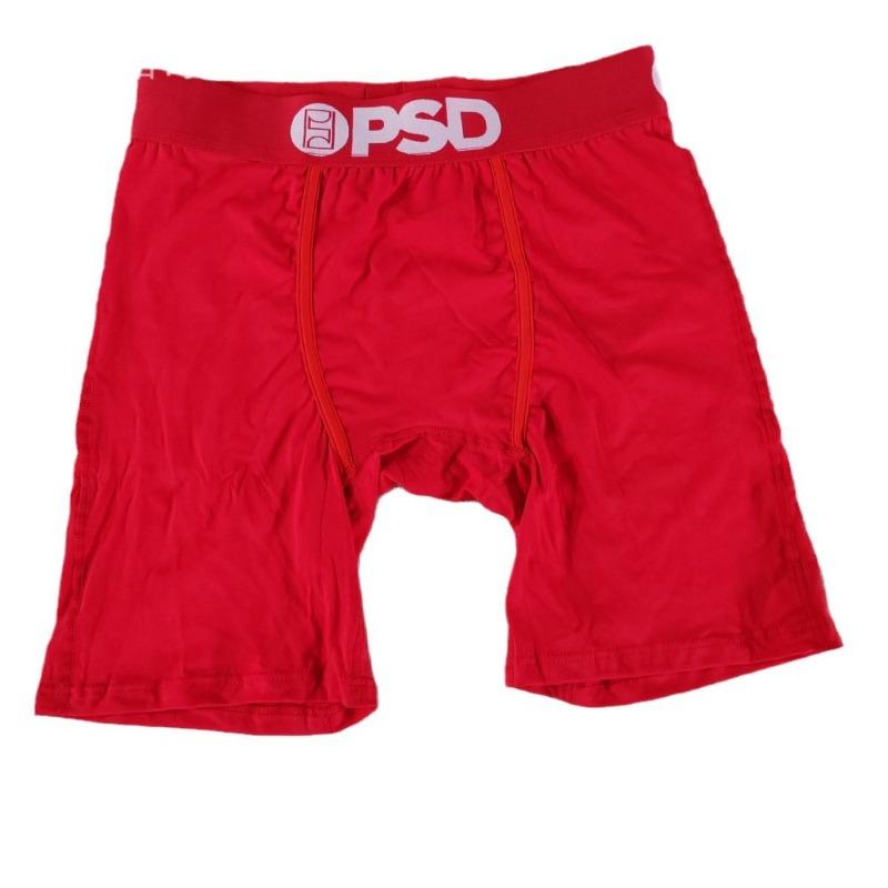 Mens Pure Red Printed Casual Comfortable Underwear For Daily Wear