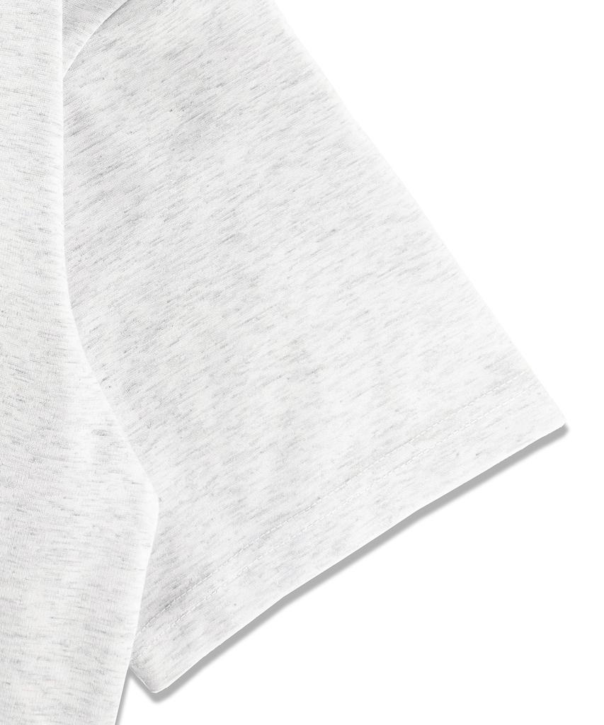 Eonoideu Smile Logo Short Sleeve T-Shirt Lq7Tu436_Light Grey