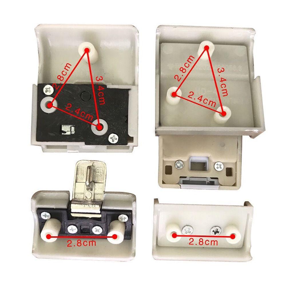 Černý Stříbrný Zámek Kufru Přezka Proti Krádeži 3místný Kombinační Zámek Odolný Zámek na Klíček Zavazadla