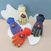 Children's Warm Gloves for Winter Plus Velvet Thickened Ski Gloves for Students Cycling Waterproof and Cold Resistant Gloves for Boys and Girls