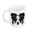 Border Collie -Kubek Ze Zdjęciem I Napisem Geometryczny Pies Art-Dog