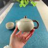 1 Set Of 3pcs Ru Kiln Teapot Tea Cup Set Include 1 Pot And 2 Cups Ru Porcelain Tea Pot Tea Brewing Pot Ceramic Teapot Household Single Pot For Home Re