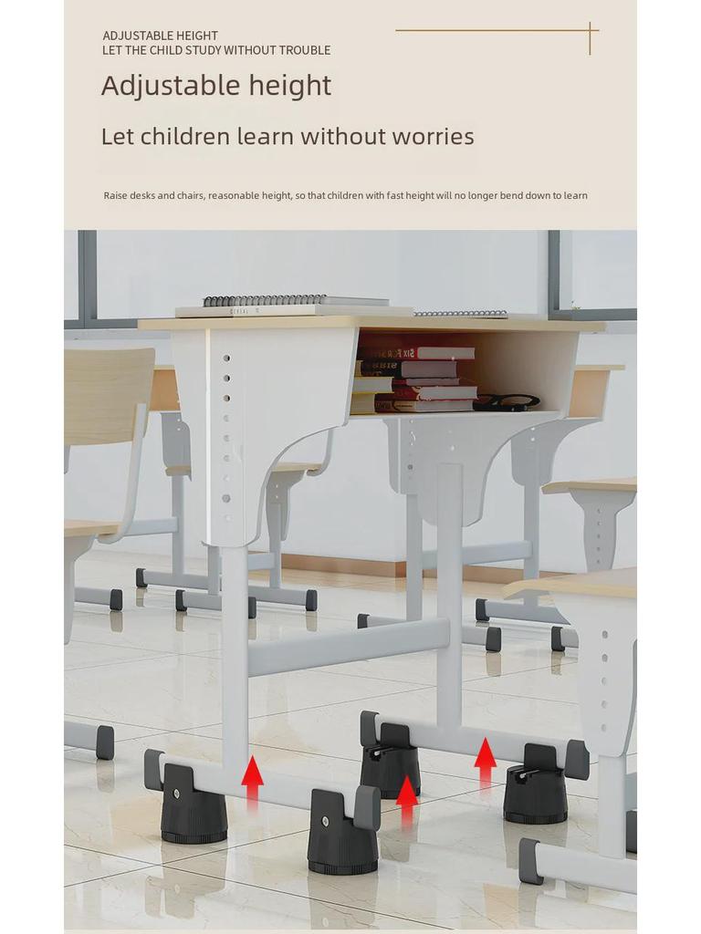 Adjustable Furniture Feet: Heightened Bed, Table, Sofa & TV Cabinet Support Pads