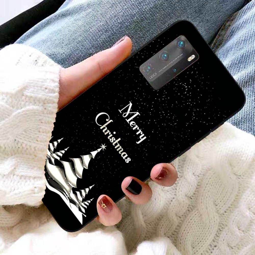 Merry Christmas Tree Phone Case For Huawei P 8 9 10 20 30 40 50 Pro Lite Psmart Honor 10 lite 70 Mate 20lite