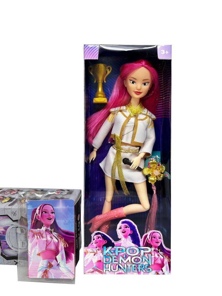 @_ Vinylpuppen Spielzeug Kpop Dämonenjäger Actionfigur Spielzeug Rumi Mira Zoey Schöne Prinzessin Baby Mädchen Plastik DIY Spielzeug für Mädchen_$