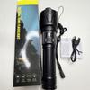 Ultra Bright Rechargeable LED Flashlight, Zoom, Compact and Portable, Suitable for Camping, Hiking, and Emergency Situations
