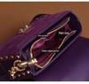 Women's Luxury Purple Crossbody Handbag - Elegant Commuter Style