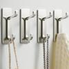 4PCS Moisture-proof Wall-Mounted Hooks Waterproof Strong Adhesive Hooks Closet Hooks  Dorm Closet