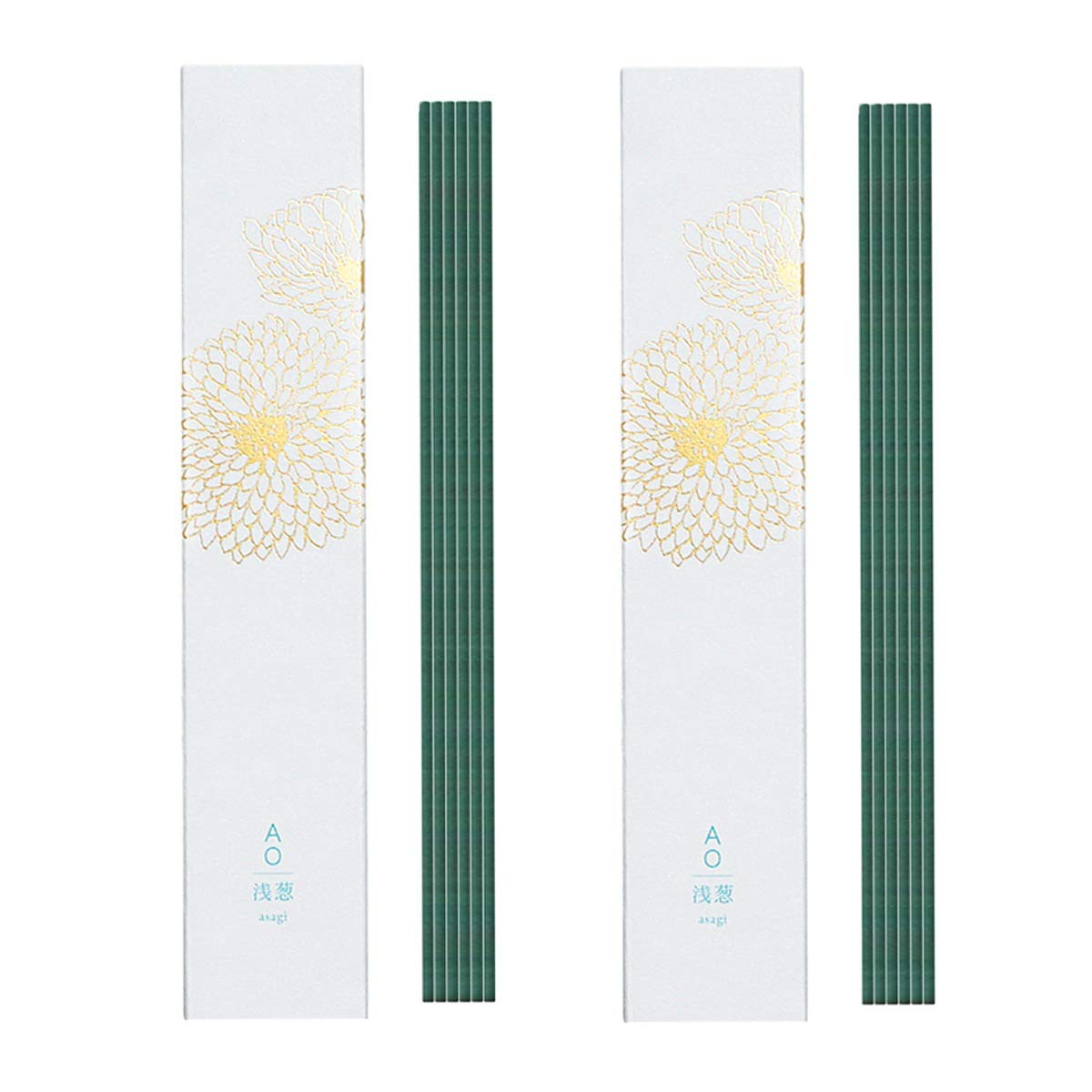 

Daikoh AO incense asagi 30 sticks with incense holder set of 2 светло-синий