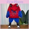 Stilvolles Rotes Jungen Frühling Herbst Outfit Set Für Kinder Weiche Baumwolle Zweiteiliger Anzug