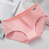 A001 Women's Mid-Low Waist Pure Cotton Breathable Red Triangle Panties