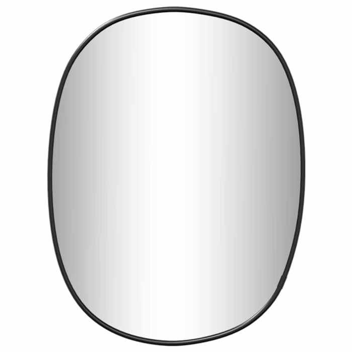 VidaXL Mural Miroir de Maquillage Coiffeuse Cosmétique Décoration de Chambre à Coucher Salle de Bain Salon Intérieur Noir 348222