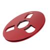 1 4 10.5 Inch Empty Reel 3 Hole Aluminum Alloy Opening Machine Parts Takeup Reel for Nab Reel to Reel Tape Recorder Red