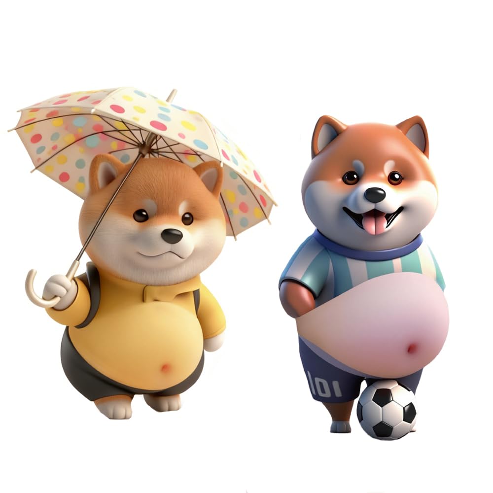 

Soft and squishy tummy and stress cute and perfect for DIY and stickers, 2-pack 30-pack sets, 3D, relief, dog/panda/bear designs, squishy, projects,