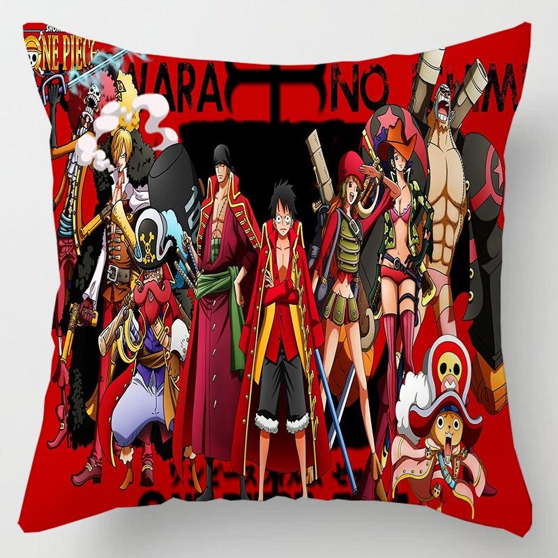 Anime Piece One Cartoon Cushion Cover Pillow Case Sofa Decorative Pillowcover