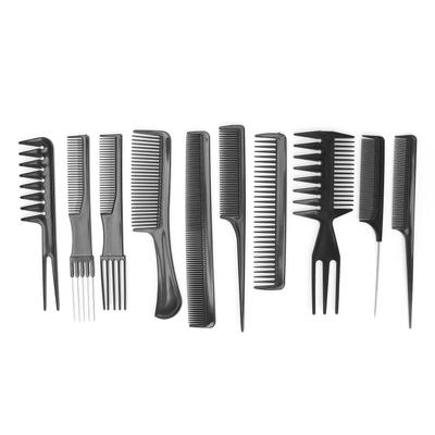 10-teiliges professionelles Haar-Styling-Kamm-Set, Salon-Friseurkämme-Set, Friseur-Kamm-Set