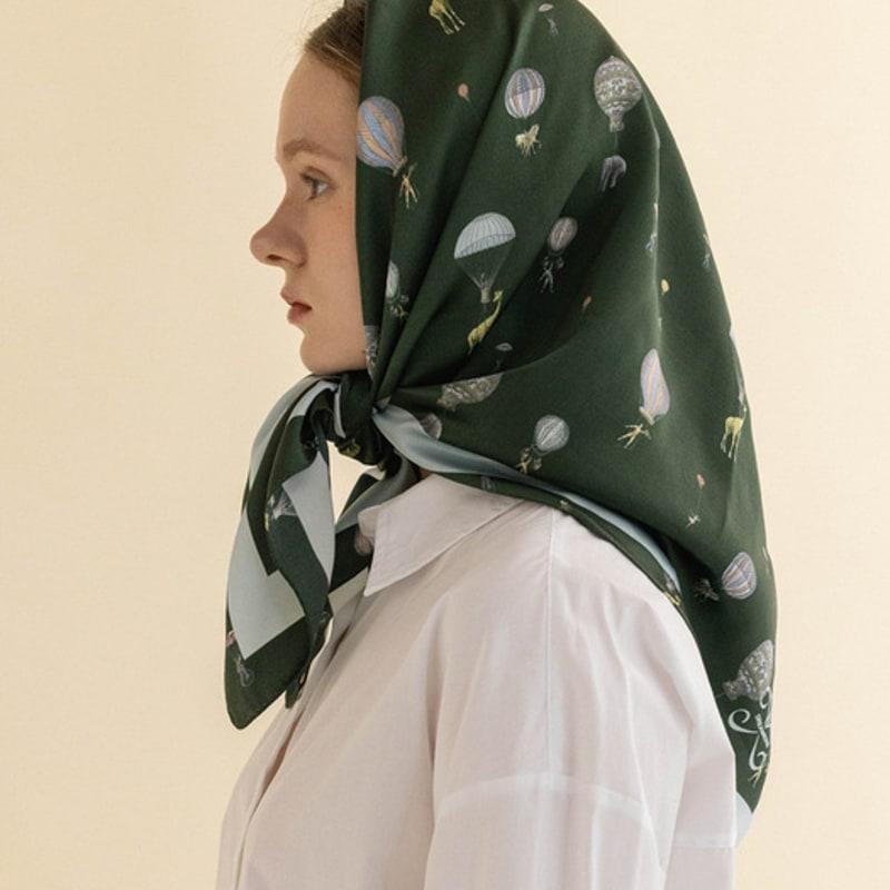 2DREAMERS Forest Dream Veil Silk Scarf