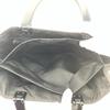 PRADA Handbag Tote Bag Tessuto Nylon Plastic Handle B8363 Black Triangle Logo Plate White Tag