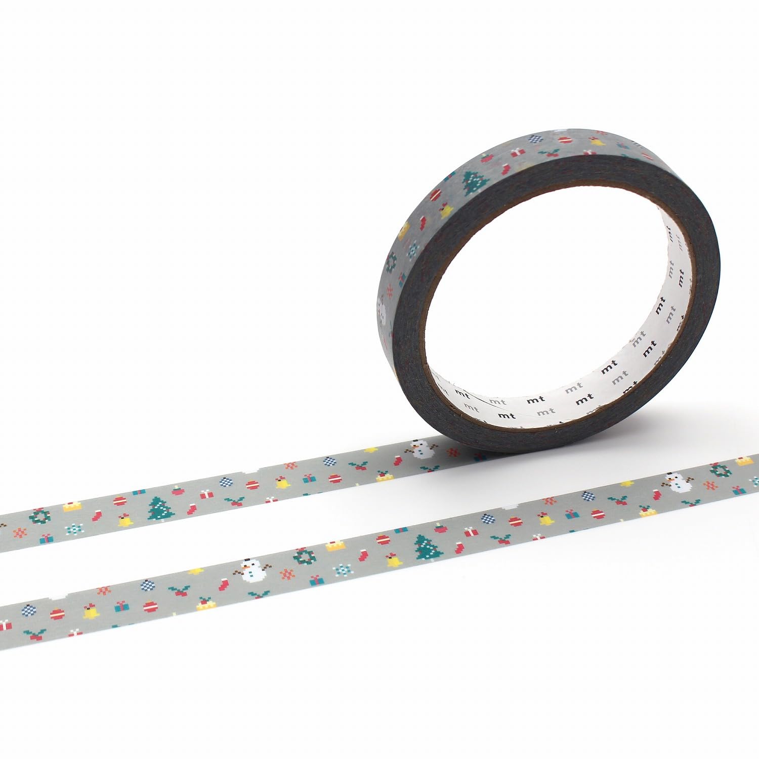 

mt large core Pixel Christmas pack wrapping gift Kamoi Kakoshi tape cellophane tape 5-roll (strong adhesive/washi paper) (official retailer/large