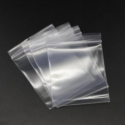 1 Packung 4 x 6/5 x 7/6 x 8/7 x 10 cm, dicke Schmuckverpackung mit Reißverschluss, wiederverschließbare Poly-Klarsichtbeutel aus Kunststoff für DIY-Vorräte