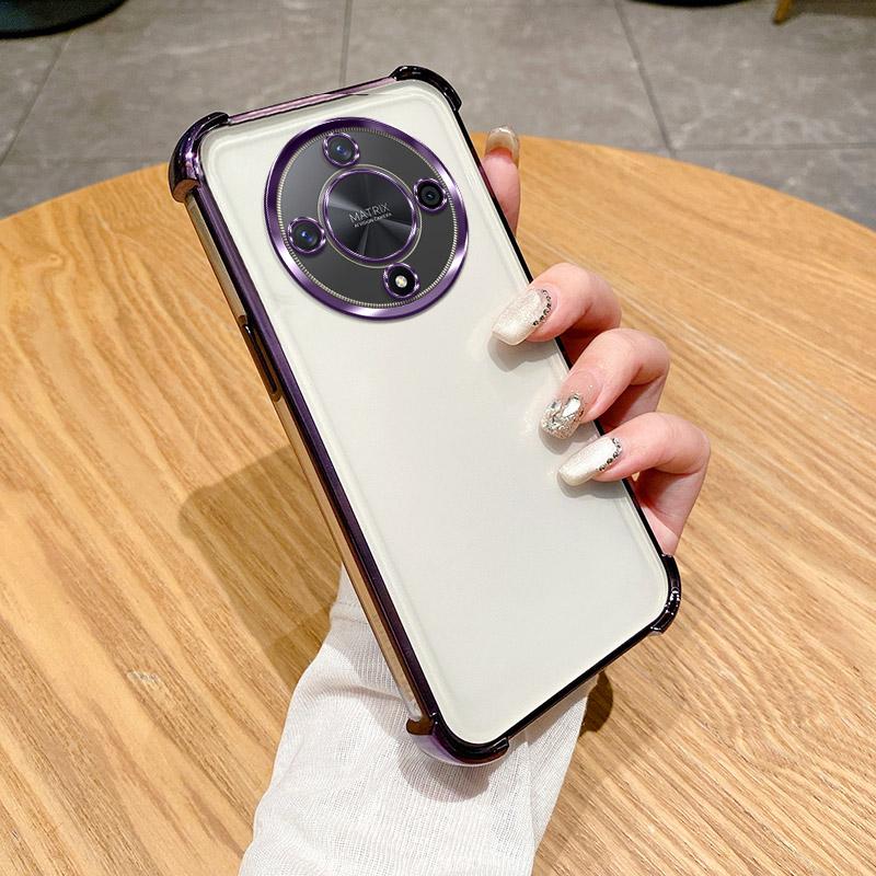 For Honor Magic6 Lite Case Honor X9B Phone Cover Honor X50 Phone Case Soft Bumper Shockproof Protect Cover Clear electroplate
