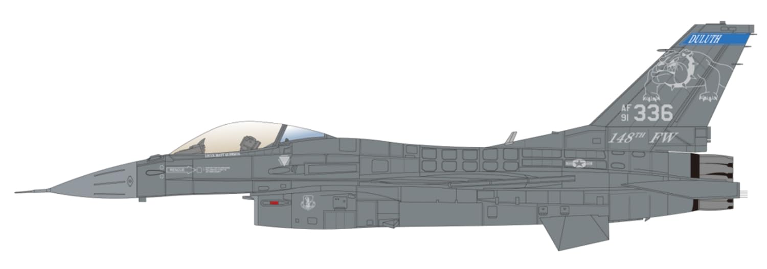

Fab Scale Studio Block 50 148th FW 179th FS Kadena Air Base 2024 Plastic Model Decal FABD72031 1/72 F-16C 91-0335 (Airplane) серый