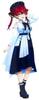 Houshou Marine Acrylic Stand Hololive Blue Journey Costume Yoake No Uta Official Merchandise