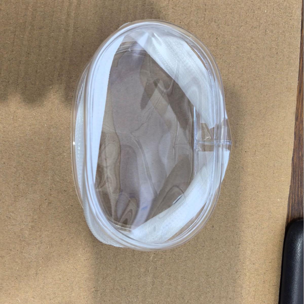 

Прозора портативна сумка для зберігання зарядного пристрою, навушників та косметики Solid color