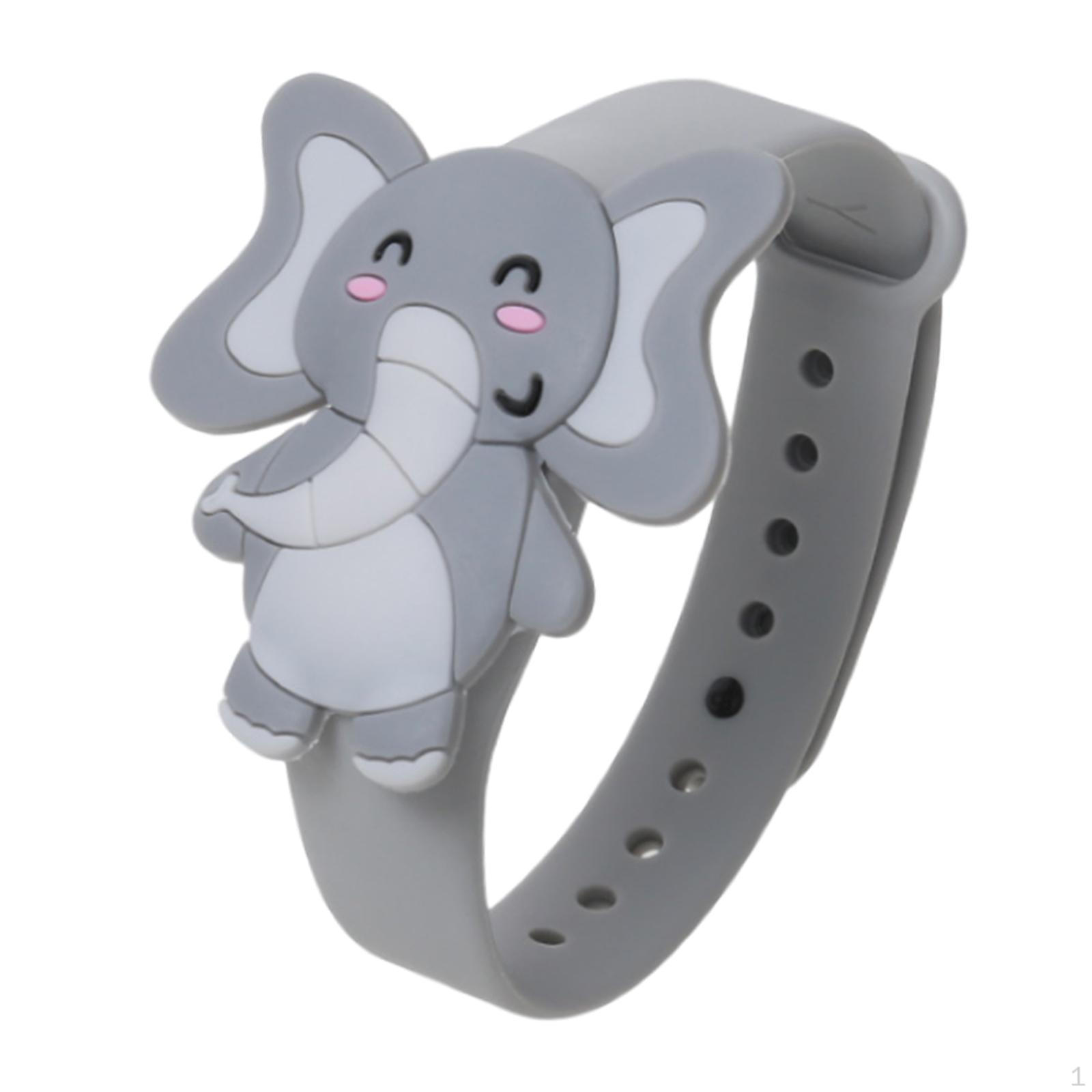 

Essential Oil Mosquito Repellent Bracelet Cartoon for Adult Kids Children Bear Elephant
