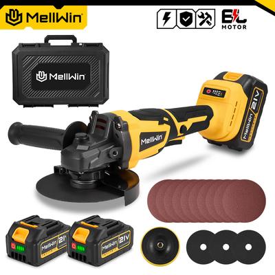 M14 125MM Bürstenloser elektrischer Winkelschleifer, kabelloses Handpolier-Elektrowerkzeug für die Holzbearbeitung für Makita 18V-Batterie