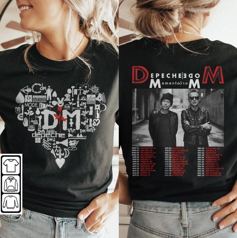 

Depeche Mode Memento Mori World Tour T-Shirt Depeche Mode Tour 2023 Shirt Unise Unisex T-Shirt S