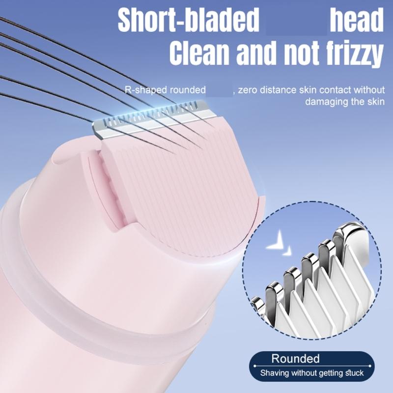 Efficient Electric Removers Washable Removal Tool Hair Trimmer USB Rechargeable Lady Shavers Suitable for Body Face