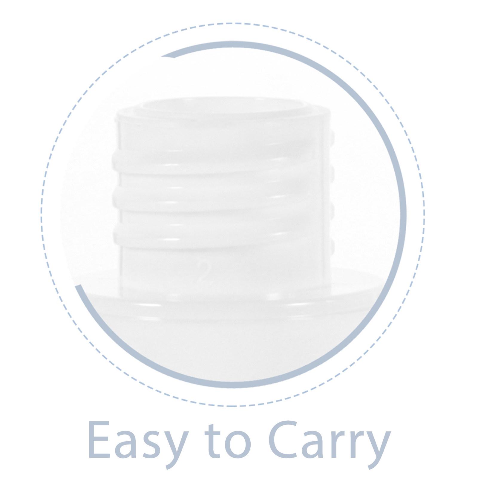 

2Pcs Vacuum Sub Bottles Portable Travel Lotion Press-Type Bottles Leakproof Refillable Plastic Sample 16x3.5x3.5cm