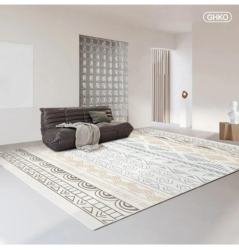 Nordic-style carpet, light luxury living room, bedroom sofa, floor mat and home decoration