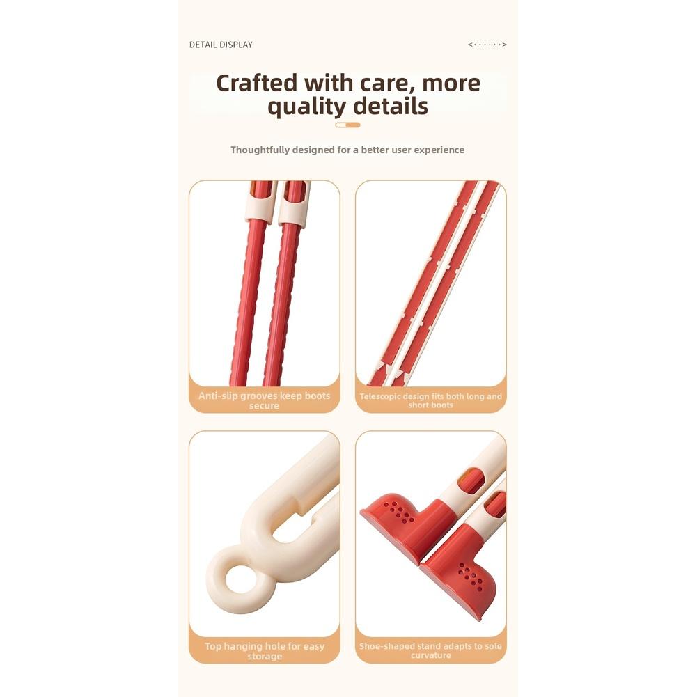 Stirapantaloni 33cm-54cm Regolabile Modellatore per Stivali Supporto Supporto Morsetto Sicuro Fissaggio Evitando Pieghe Per Stivali Lunghi Corti