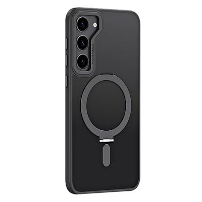 Pro Samsung Galaxy S23 Prstenový stojánek Magnetické pouzdro na telefon TPU+Akryl Matný kryt na telefon