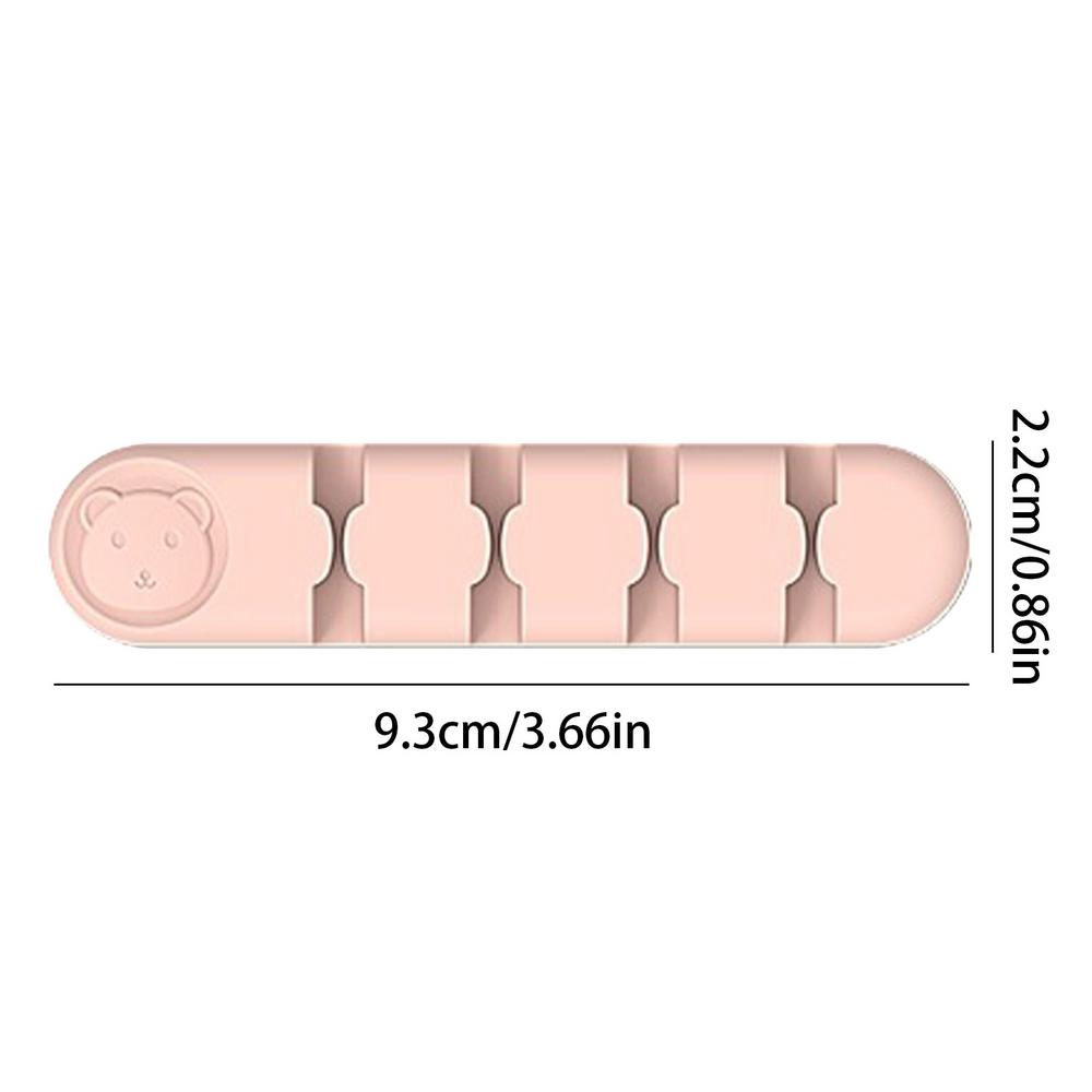 

Self Adhesive Cable Organizer Charger Holder Cable Managers Clips, Cord Holder For Home Office Desk Accessories розовый