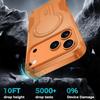 Armour Invisible Bracket Magsafe Case For iPhone 17 Pro Max Magnetic Wireless Charge Stand Holder Coque For iPhone 17 Pro Cover
