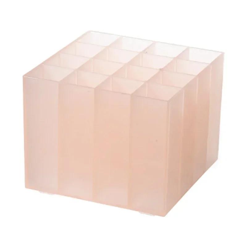Plastic Silicone Material Desktop Pen Holder School Office Storage Box Case School Supplies Simple Desk Accessories Organizer