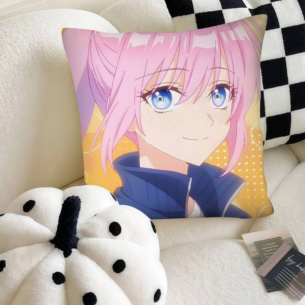 Anime Shikimoris Not Just A Cutie Pillow Case Fashion Square Pillowcase Bedroom Sofa Room Ins Decoration Leisure