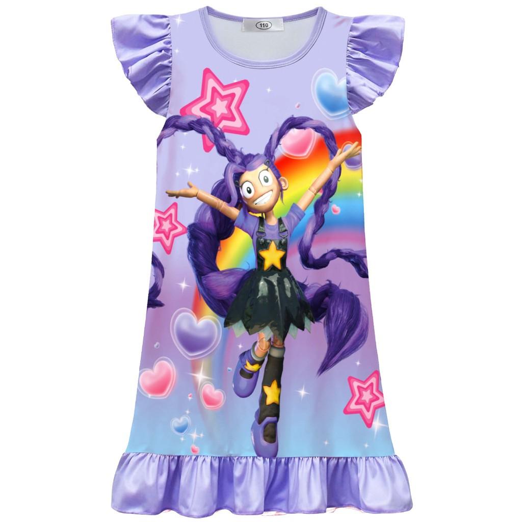 82622 Kids Girls Lily Lovebraids Casual Ruffle Dress