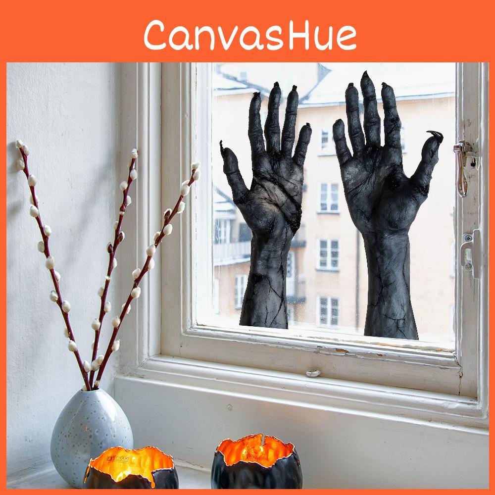 Halloween Arm Horror Uv Static Cling Glass Window Sticker For Home Decor