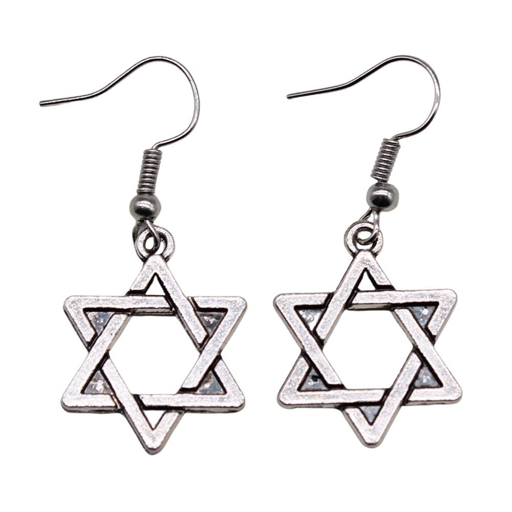 Vintage Best-Seller Celtic Hexagram Triangle Earrings Intricate Design for Bridesmaids Party Wear