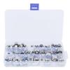 165Pcs Stainless Steel Screw Lock Nuts Assortment Kit Fasteners Hardware Accessories