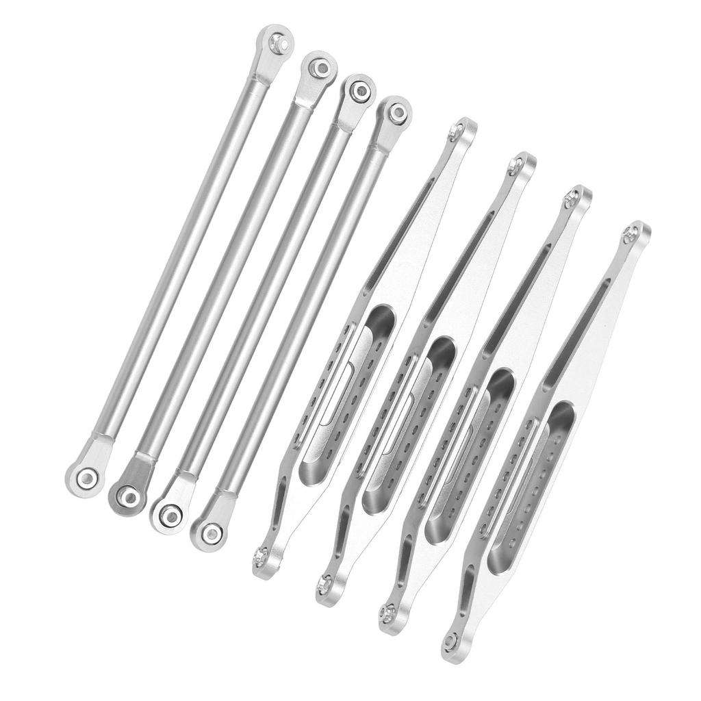Upper Lower Suspension Links Aluminium Alloy High Strength Exquisite RC Suspension Links Set for LOSI 1 8 LMT 4WD RC Car
