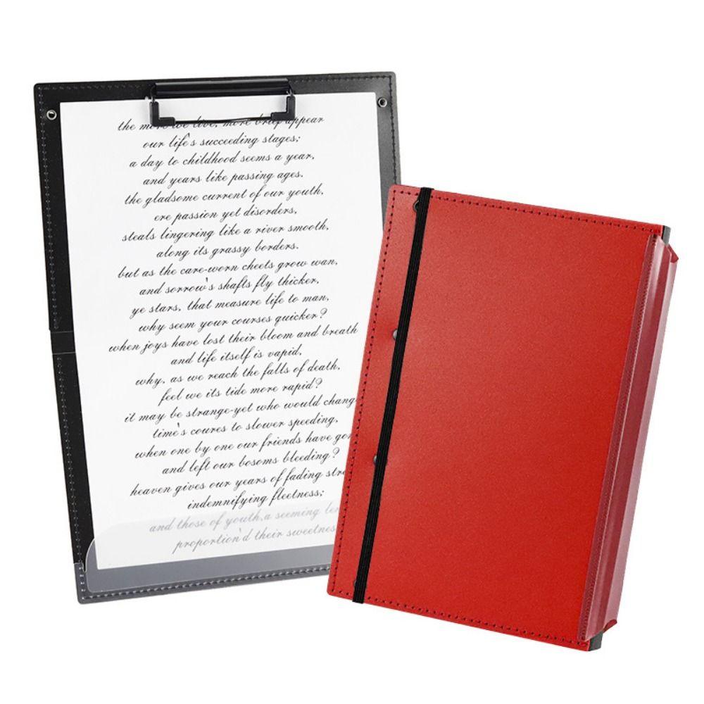 Easy To Use Foldable Nursing Clipboard 2/3 Layers Colorful Edition Cheat Sheets with Clip Portable A4 File Board Clip Work