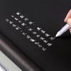 White/Gold/Silver Ink Marker Pen 0.7mm Nib Paint Marker Simple Highlighter Gel Pen  Sketching